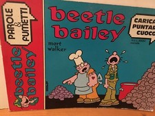 PAROLE E FUMETTI MORT WALKER - BEETLE BAILEY CARICARE PUNTARE CUOCO...N° 8  1988