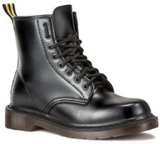 anfibi donna con lacci stivali scarpe scarponcini neri stivaletti alti militari 