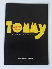 The Who's Tommy Musical 1996 libro programma teatrale firmato Pete Townsend Kim Wilde