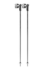 LEKI Detect S Bastoncini da Sci 110cm Antracite Scuro Resistente Alluminio Grip Cestini