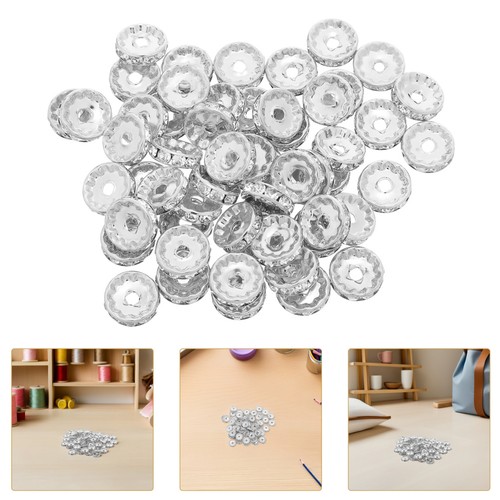 100 pcs perline metallo - pcs,