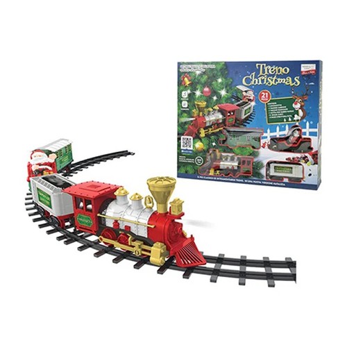 Trenino natalizio per albero - natalizio,
