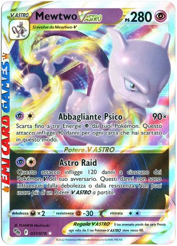 Mewtwo astro 031 078 ita - -, 031/078