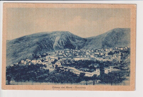 Cartolina ortona dei marsi - cartolina,