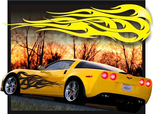 Adesivi fiamme fiancate auto