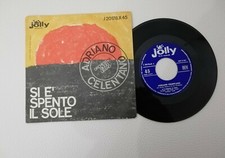 45 GIRI ADRIANO CELENTANO - SI È SPENTO IL SOLE / LA MEZZA LUNA  JOLLY J20178X45