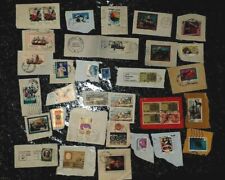 OCCASIONE REGALO BLOCCO FRANCOBOLLI  IATALIANI SU FRAMMENTO