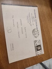 Cartolina Giuseppe Guglielmi Bari Viaggiata 1940 Cosenza 