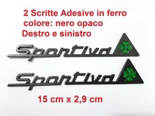 2 Scritte Stemma emblema