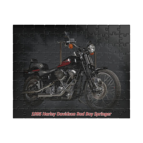 Puzzle harley davidson bad - puzzle,