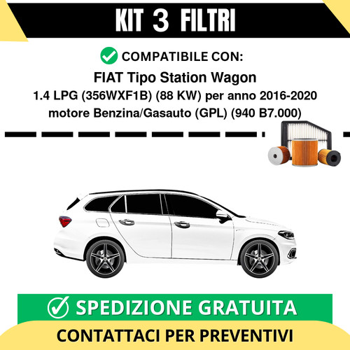 Kit filtri tagliando per - filtri,
