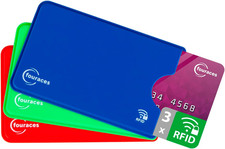 3X Porta Tessere Carte Di