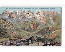 ST1003a: ALPINE FANTASY postcard circa 1910 