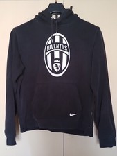 FELPA NIKE UOMO JUVENTUS CALCIO NERA CAPPUCCIO SIZE M BLACK HOODIE FOOTBALL CLUB