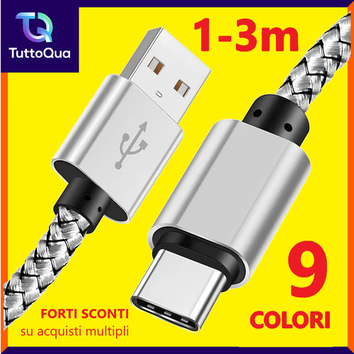Cavo usb type - type-c, usb-a