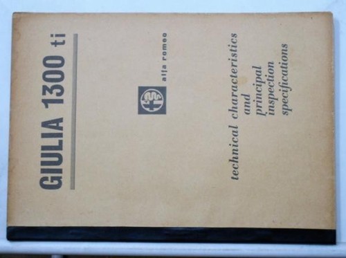 Dati tecnici alfa romeo - tecnici, giulia
