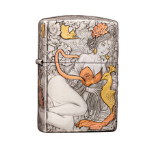 Zippo Copper Armor Sand 168 – Edizione Dea Orientale Incisa su 5 lati