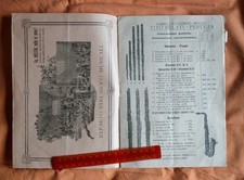 antico listino prezzi strumenti musicali (1923)-T.Belati,Perugia-