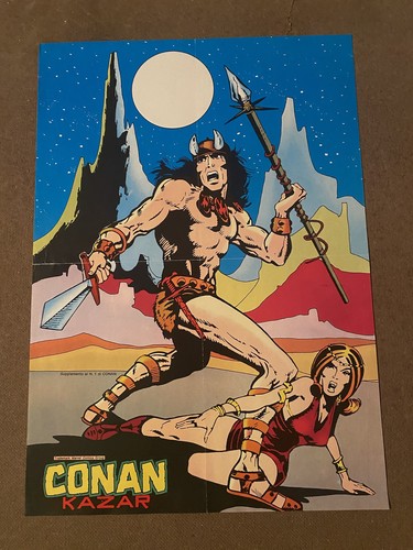 Poster originale conan - conan, kazar