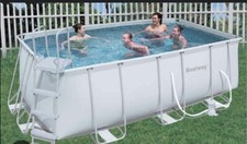 piscina rettangolare fuoriterra bestway 4,88 x 2,74 x 1,22 m Power Steel