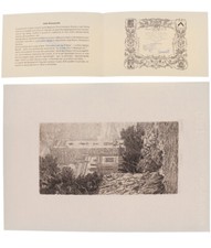 ALDO BRESSANUTTI - ACQUAFORTE originale firmata e numerata 24/25 : MIRAMAR.  198