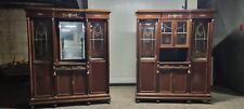 DUE VETRINE LIBRERIE IMPERO FINE 800 NECESSITA DI RESTAURO