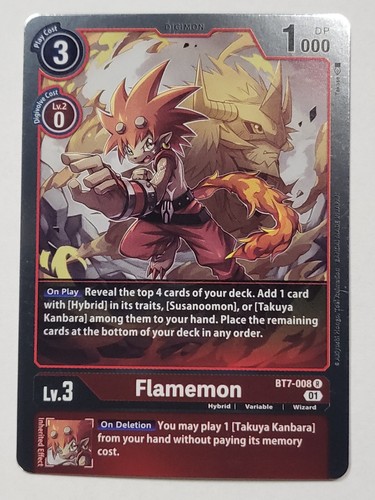 Flamemon bt7 008 - flamemon,