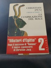 La cospirazione del male I MISTERI DI OSIRIDE VOL 2 di Jacq - libro egitto Z17