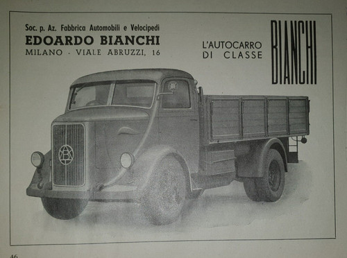 Bianchi autocarro classe - autocarro,