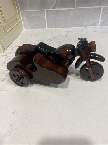 Moto epoca legno con - d'epoca, in