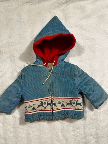 Giacca invernale vintage blu