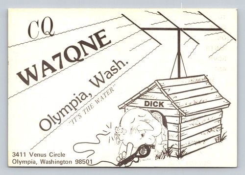 Radioamatore qsl wa7qne - radioamatore,