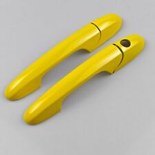 MANIGLIA PORTIERA CARENE GUSCI GIALLI PER FIAT 500 595 695 ABARTH