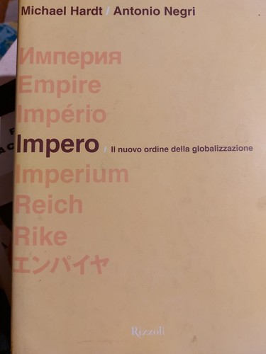 Impero michael hardt - impero,