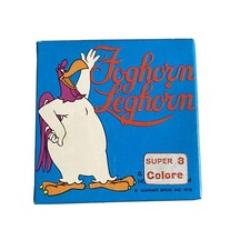 Pellicola Super 8mm Colore Foghorn Leghorn Crocket Vagabondo Looney Tunes