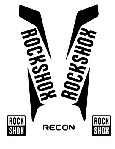 Adesivi forcella rock shox - forcella,