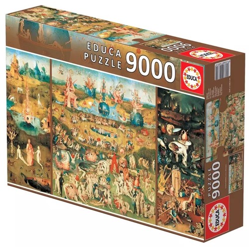 Puzzle 9000 ogród rozkoszy - puzzle,