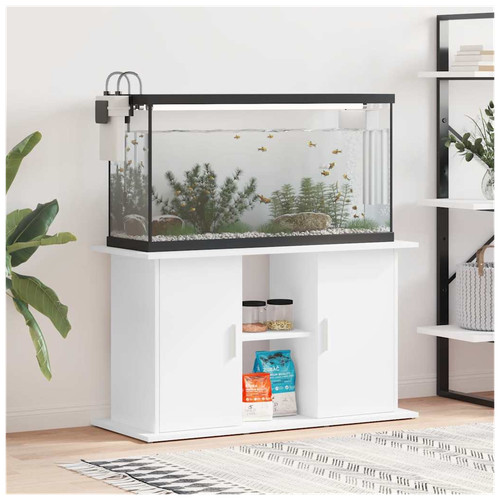 Supporto per acquario bianco