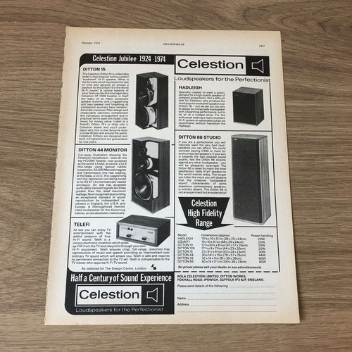 Gram165 magazine advert 11x8 - advert,