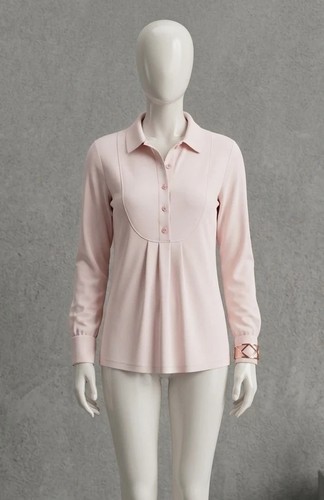 Lacoste polo manica lunga - manica, rosa