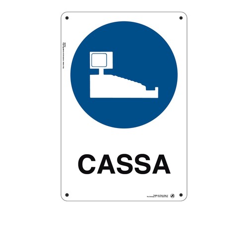 Cartello alluminio cassa - alluminio,