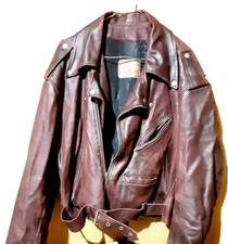 Giubbotto Chiodo Anni '90-Vera Pelle Made in Italy