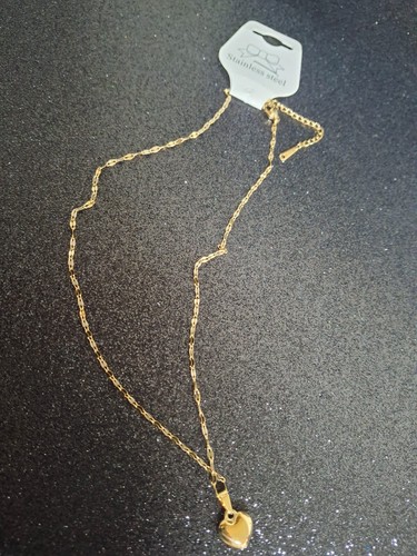 Collana oro con ciondolo - ciondolo, cuore