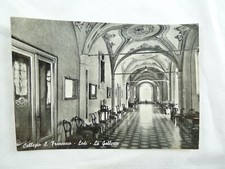 VECCHIA  CARTOLINA foto vintage collegio S FRANCESCO BARNABITI LODI SCUOLA LICEO