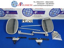 COPPIA SPECCHIO PROLUNGATI REGOLABILI AUTO EPOCA TRAINO ROULOTTES CARRELLI ARCA