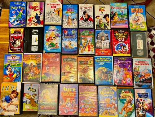 Vhs disney italiano originali - disney,