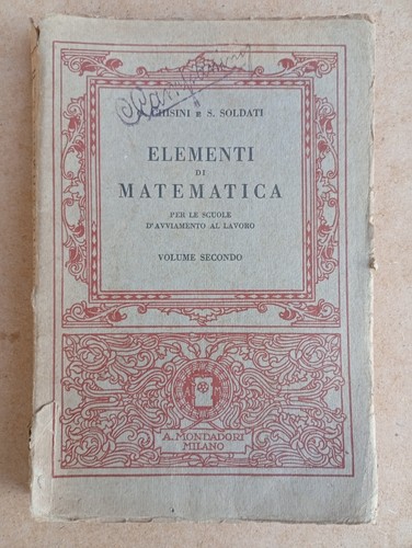 Elementi matematica vol - matematica,