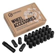 Dadi a strappo scanalati neri