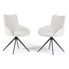 Set 2 Sedie in Tessuto