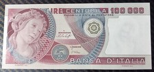 100.000 LIRE BOTTICELLI 1978
